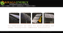 Desktop Screenshot of khagaenergy.com