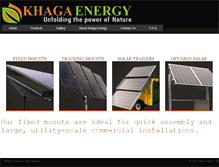 Tablet Screenshot of khagaenergy.com
